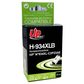 UPrint kompatibil ink s C2P23AE, HP 934XL, black, 1850str., 50ml, H-934XLB, pre HP Officejet 6812,6