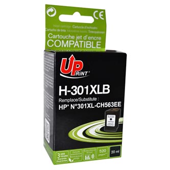 UPrint kompatibil ink s CH563EE, No.301XL, black, 700s, 20ml, H-301XLB, pre HP HP Deskjet 1000, 105