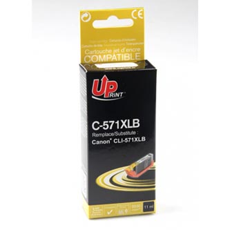 UPrint kompatibil ink s CLI571BK XL, black, 5530str., 11ml, C-571XLB, high capacity, pre Canon PIXM
