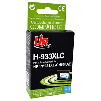 UPrint kompatibil ink s CN054AE, No.933XL, cyan, 825s, 14ml, H-933XL-C, pre HP Officejet 6100, 6600