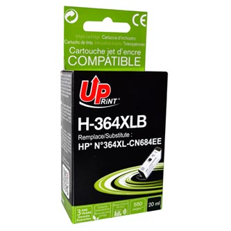 UPrint kompatibil ink s CN684EE, No.364XL, black, 20ml, H-364XLB, pre HP Photosmart e-All-in-One, P
