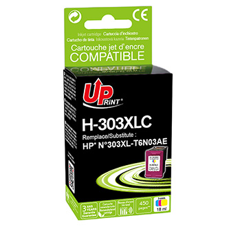 UPrint kompatibil. ink s T6N03AE, HP 303XL, color, 450str., high capacity HJ303XLCLUP