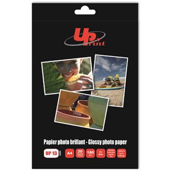 UPrint Mate photopaper, foto papier, matný, biely, A4, 180 g/m2, 20 ks, atramentový UP13