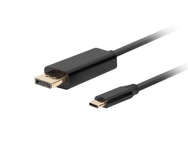 USB-C(M)->DisplayPort(M) kabel 1m 4K 60Hz černá CA-CMDP-10CU-0010-BK