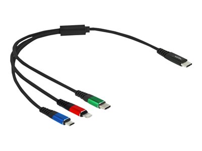 USB Charging Cable 3 in 1 USB Type-C to, USB Charging Cable 3 in 1 USB Type-C to 86820