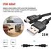 USB kábel 2.0 A/M - mini B/M 2m čierny