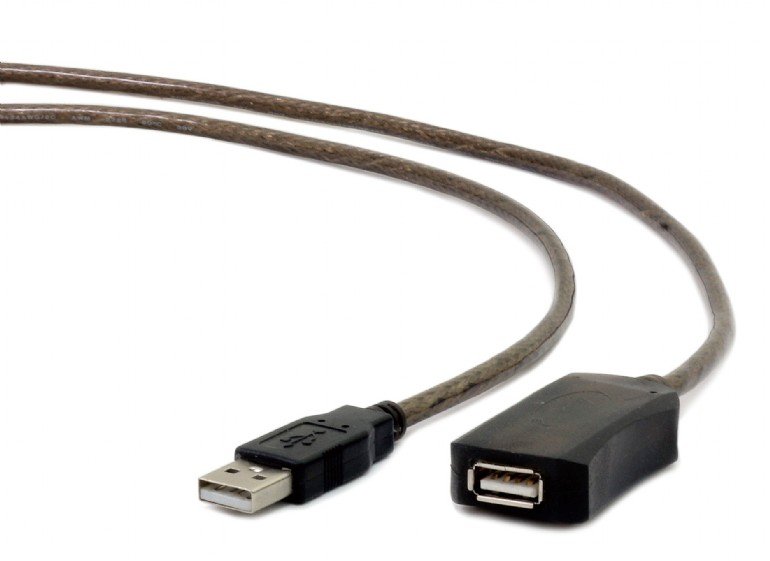 USB kábel 2.0, predlžovací aktívny, 10m, CABLEXPERT UAE-01-10M