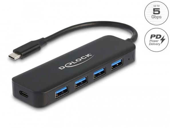 USB Type-C Hub 4 Port USB 3.2 Gen 1 wit, USB Type-C Hub 4 Port USB 3.2 Gen 1 wit 64170