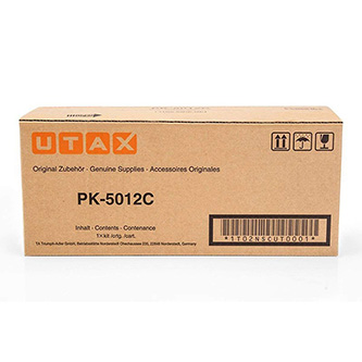 Utax originál toner 1T02NSCUT0, cyan, 10000str., PK-5012C, Utax P-C3560DN, P-C3560i, P-C3565i