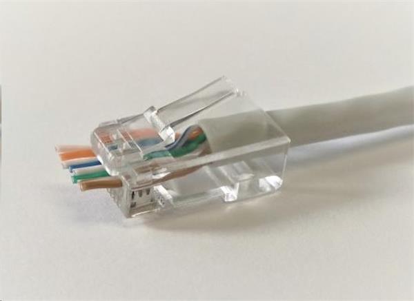 UTP konektor CNS 8P8C Cat6, EZ Type, bal. 100 Ks 51242