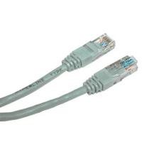 UTP patchcord, Cat.5e, RJ45 M-3m, netienený, šedý, Logo, LOGO bag 2601