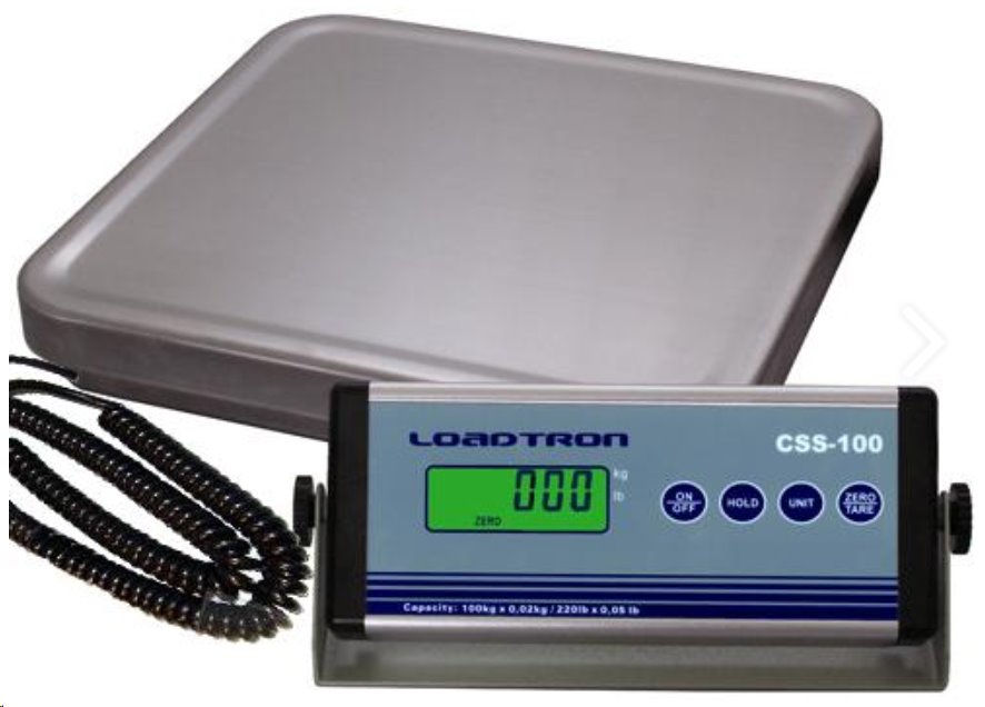 Váha CSS-100 na balíky a sudy s oddel. indikátorom GETCSS100
