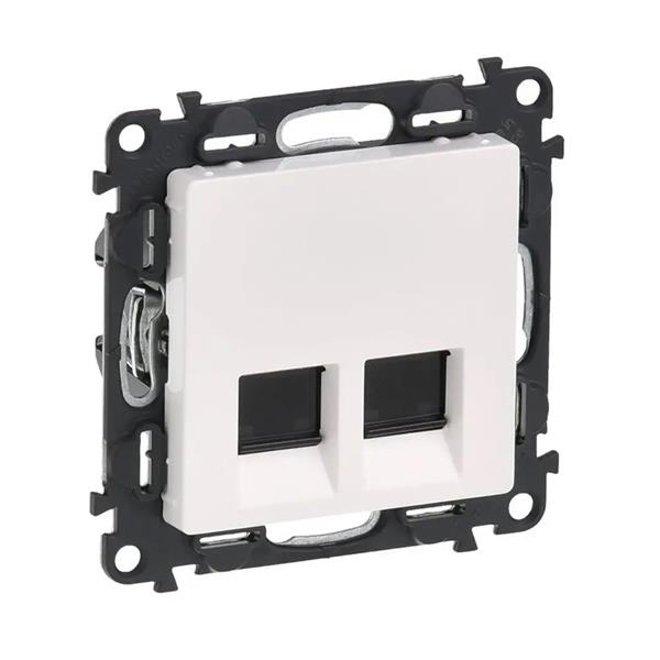 VALENA LIFE ZÁSUVKA 2X RJ45 CAT.5E FTP BIELA 753154