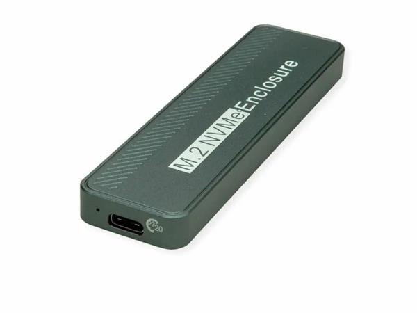 Value Externý box / Adaptér USB 3.2 Gen 2x2 Typ C na NVMe M.2 SSD HDD (M-key), 20Gbps, čierny 16994133