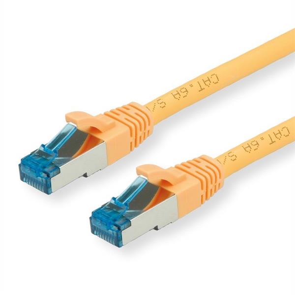 Value Patchkábel S/FTP LSOH 10m Cat6A, žltý, Cu 21991937