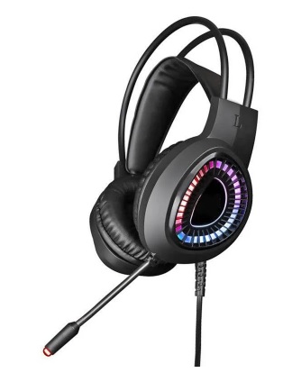 VARR GAMING RGB HEADPHONES 40MM WITH MIC USB 7.1 FOR PC & PS5 BLACK VH8010