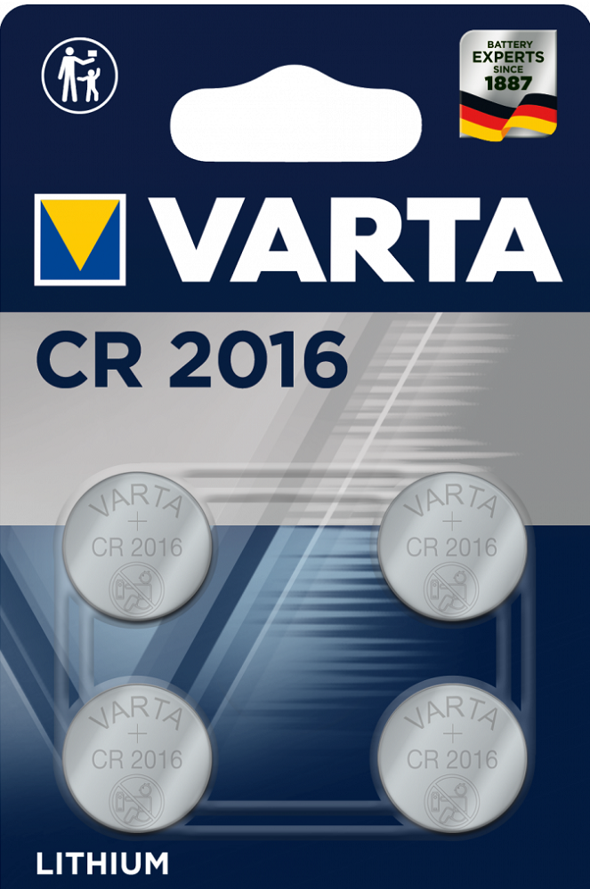 Varta CR2016 Lithium 3V 4x
