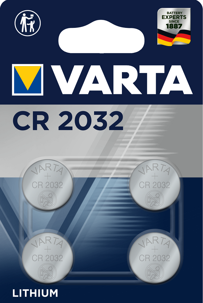 Varta CR2032 Lithium 3V 4x