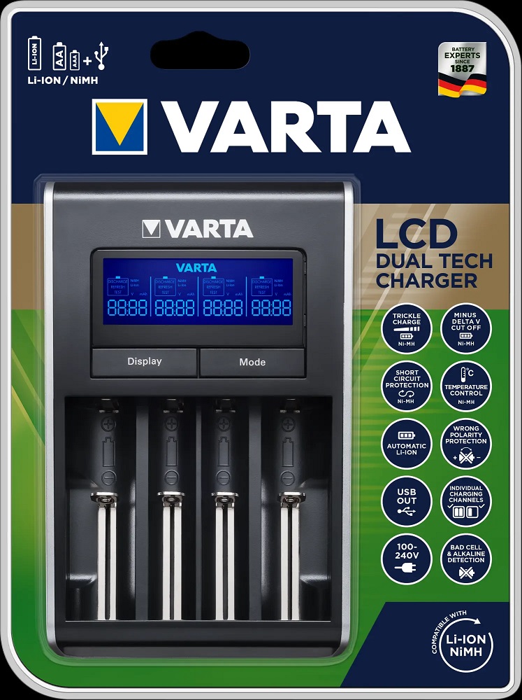 Varta LCD Dual Tech Charger VAR 57676-401