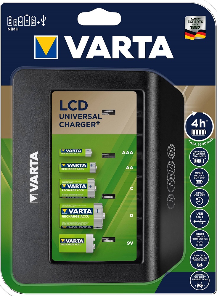 Varta LCD Univerzal Charger VAR 57688-401