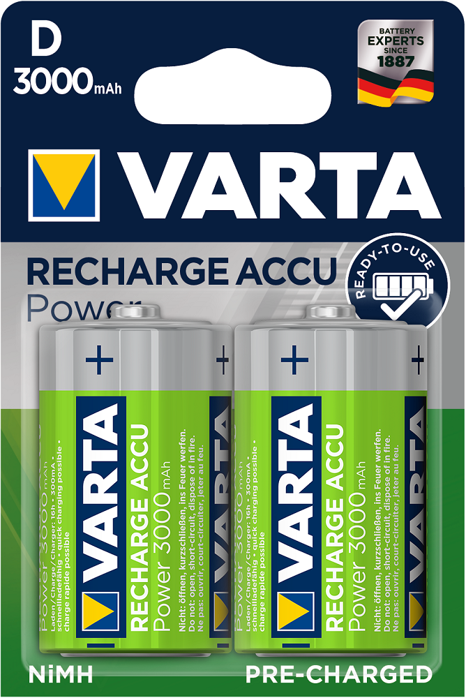 Varta Power Accu D 2x R2U 3000mAh VAR 56720 2x