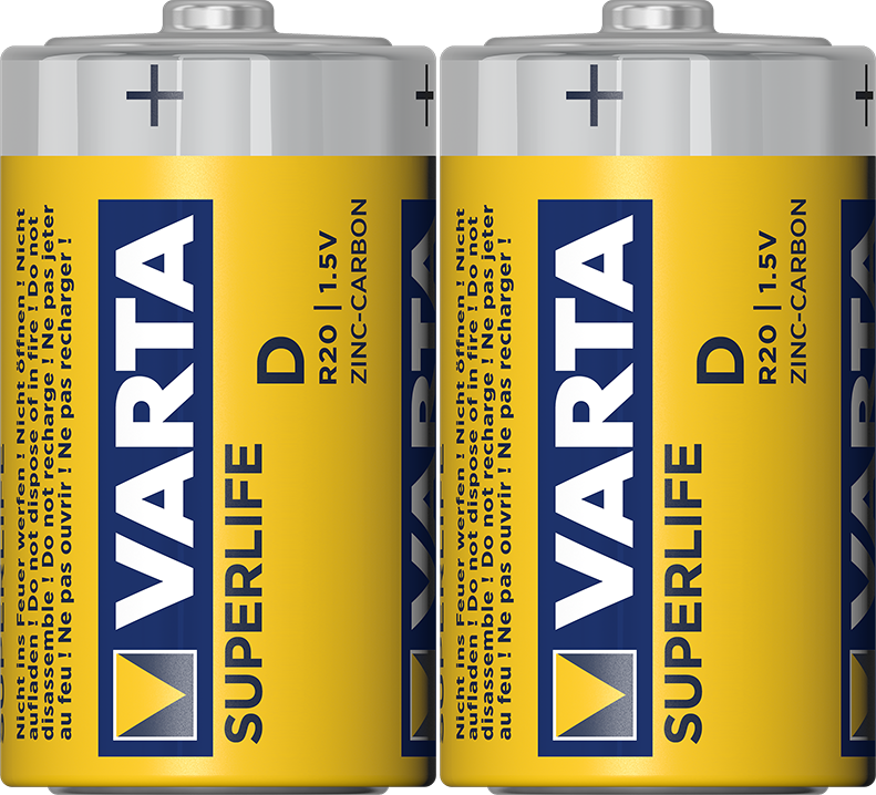 Varta SuperLife D 2x (vo fólií)