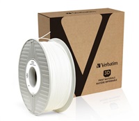 VERBATIM 3D Printer Filament ABS 1,75mm ,404m, 1kg white 55027
