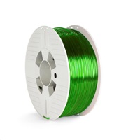 VERBATIM 3D Printer Filament PET-G 2.85mm ,123m, 1000g green transparent 55065