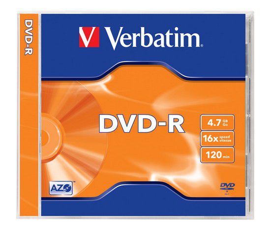 VERBATIM 43519 DVD-R 5-ti Pack 0023942435181