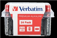 VERBATIM AAA Alkalická Baterie 24 Pack / LR03 49504