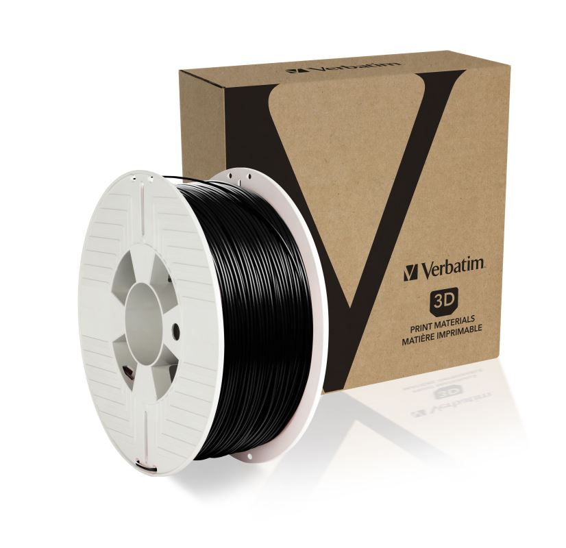 Verbatim ABS struna 1,75 mm pro 3D tiskárnu, 1kg, Černá (BK1) 0023942550266