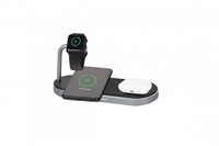 VERBATIM Bezdrátová nabíječka 3v1 Qi MFi Dual pro IPhone a Apple Watch WCS-03 49557