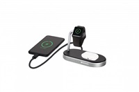 VERBATIM Bezdrátová nabíječka 3v1 Qi MFi pro IPhone a Apple Watch + QC 3.0 Nabíječka WCS-02 49556