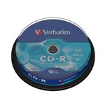 VERBATIM CD-R DL 10ks CAKEBOX 52x 700MB