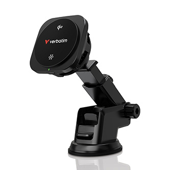 Verbatim držiak mobilu do auta, s bezdrôtovým nabíjaním, technológia Qi, čierna 31861