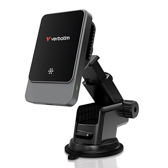Verbatim držiak mobilu do auta, s bezdrôtovým nabíjaním, technológia Qi, čierna 31862