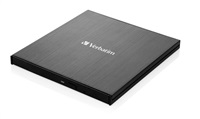 VERBATIM externí mechanika DVD-RW Rewriter USB-C, černá 43886