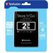 Verbatim externý pevný disk, Store,n,Go, 2.5", USB 3.0, 2TB, 2000GB, 53177, čierny