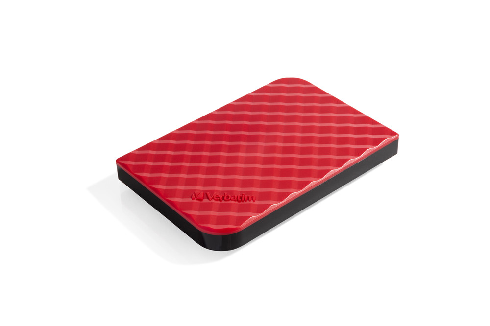 Verbatim externý pevný disk, Store N Go, 2.5", USB 3.0 (3.2 Gen 1), 1TB, 53203, červený 53203