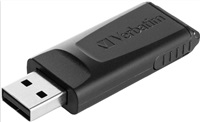 VERBATIM Flash Disk 128GB Store 'n' Go Slider, černá 49328