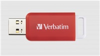 VERBATIM Flash disk 16GB DataBar USB 2.0 Disk, červený