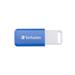 VERBATIM Flash Disk 64GB DataBar USB 2.0 Drive, modrá 49455