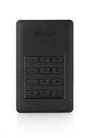 VERBATIM HDD 2.5" 1 TB vrátane.KEYPAD USB3.1 USB 3.0 GDPR BAZAR 53401