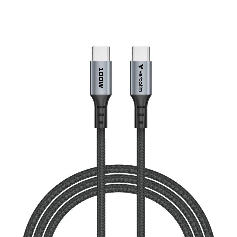 Verbatim kabel Sync & Charge USB-C to USB-C 100W 120 cm černý 0023942318460