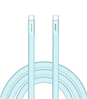 VERBATIM Kabel Sync & Charge SoftTouch USB-C, 100W, 120cm, modrá 30276