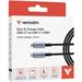 VERBATIM Kabel USB4 Sync & Charge, 240W, 120cm 31847