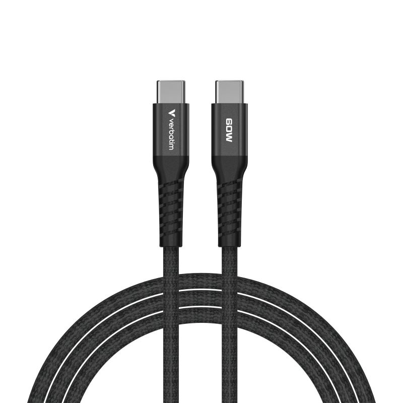 Verbatim magnetický kabel Sync & Charge USB-C to USB-C 60W 120 cm černý 0023942318590