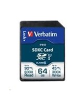 Verbatim pamäťová karta SDXC Pro, 64GB, SDXC, 47022, UHS-I U3