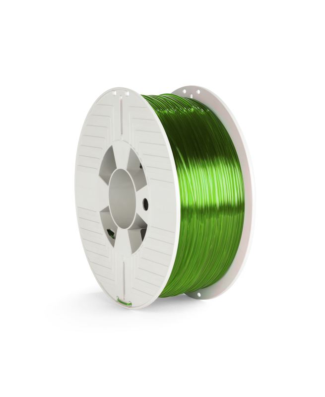 Verbatim PET-G struna 1,75 mm pro 3D tiskárnu, 1kg, zelená transparent 0023942550570
