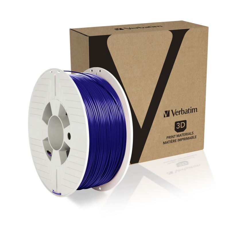 Verbatim PLA struna 1,75 mm pro 3D tiskárnu, 1kg, Modrá (BU2) 0023942553229